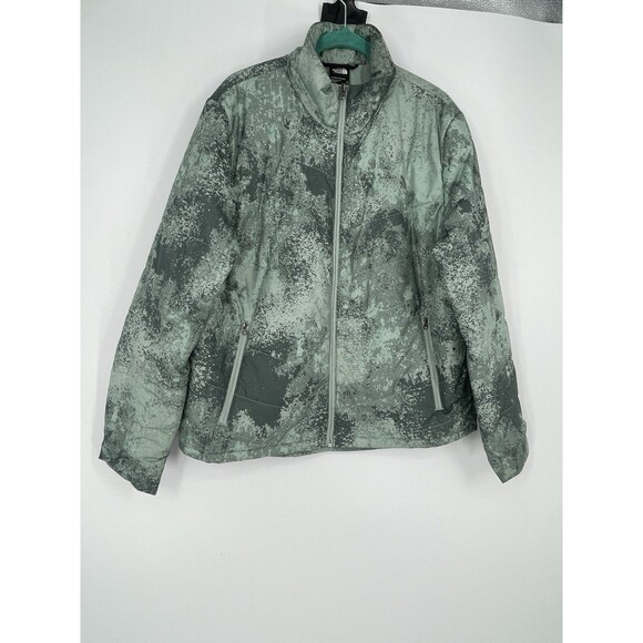 The North Face Jacket Green Tamburello Light Puffer Hike Water Tie Dye 508726 - Picture 2 of 13